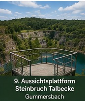 Aussichtsplattform Steinbruch Talbecke