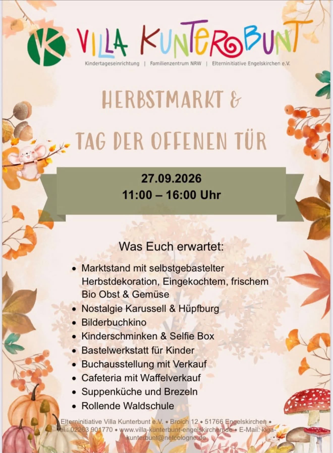 Herbstmarkt Villa Kunterbunt