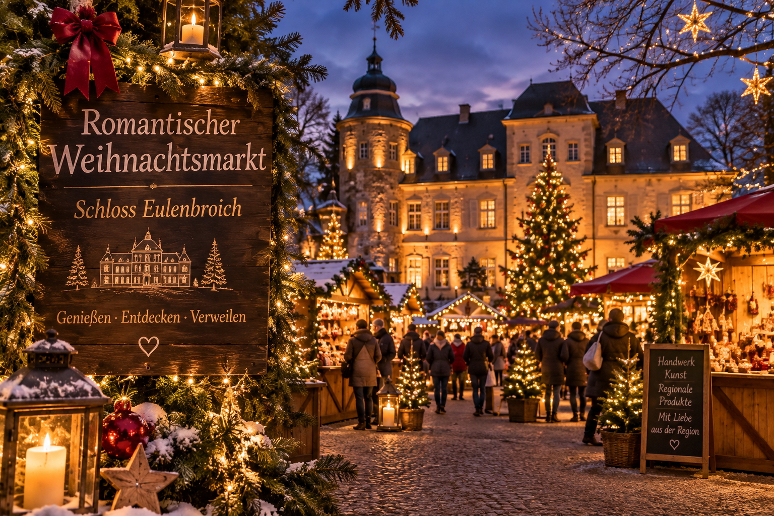 Weihnachtsmarkt auf Schloss Eulenbroich