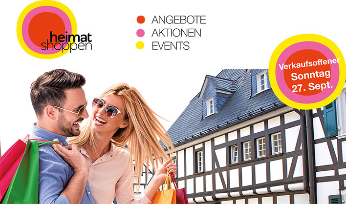 „Heimat shoppen“ inklusive „Auto Mobil"Show